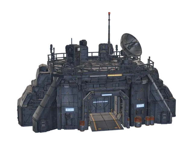 3D-модель Command Center - Commandcenter, сгенерированная ИИ