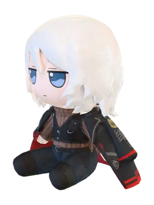 Modello 3D Faust Plushie, generato dall’IA