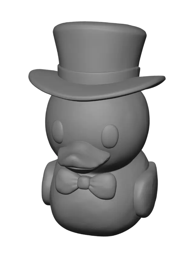 3D model for Dapper Duck