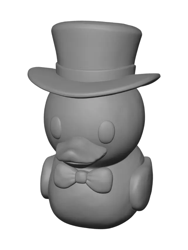 3D model for Dapper Duck