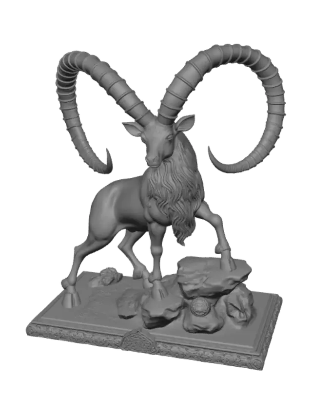 3D model for Horned Guardian on the Cliff