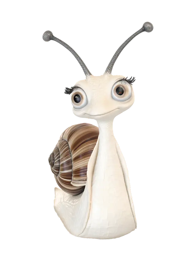 3D model for Glamour Snail