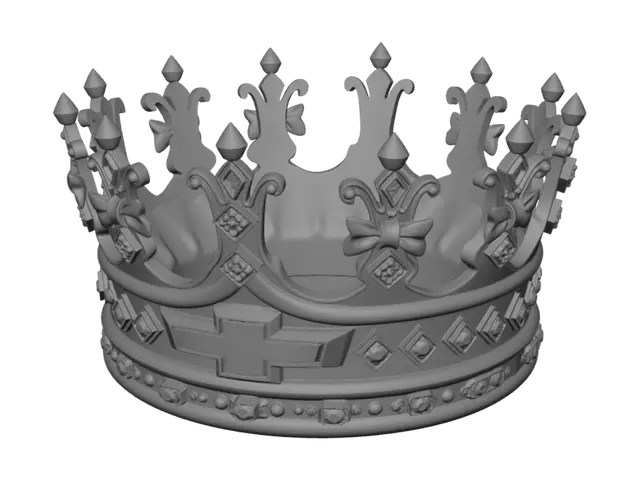 3D model for Chevrolet themed kings crown