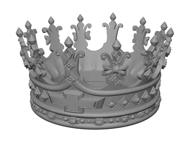 3D model for Chevrolet themed kings crown