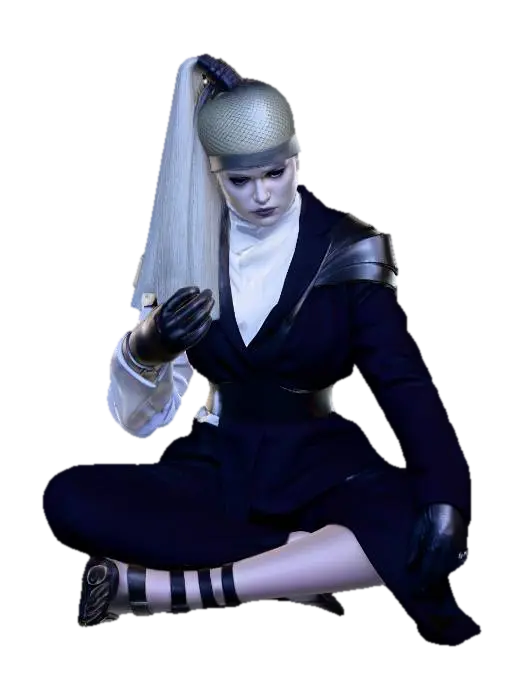 SKYND's Elisa Lam look - Villainess 3D model, vytvořený pomocí AI