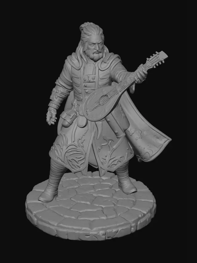 3D model for Stonebound Bard
