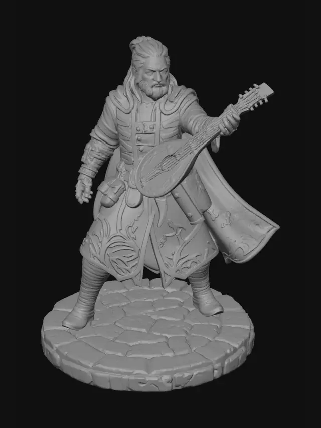 3D model for Stonebound Bard