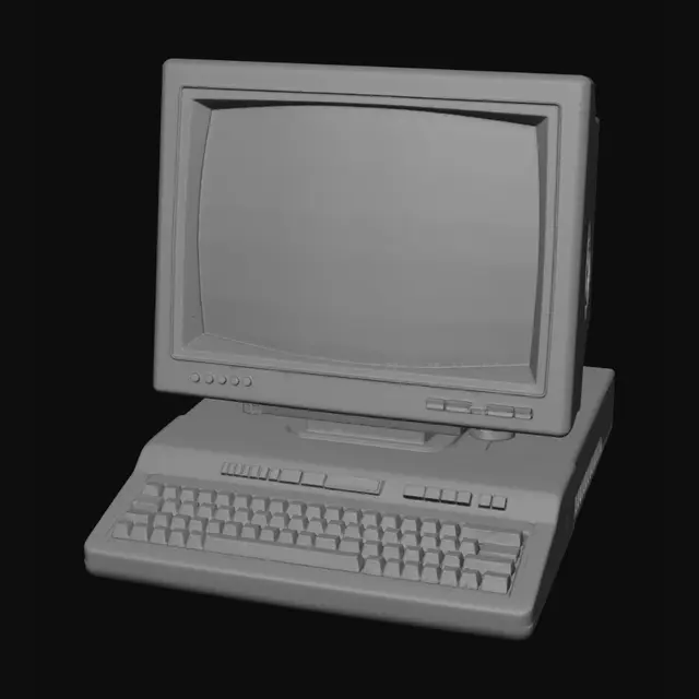 3D model for Green Grid Vintage Computer