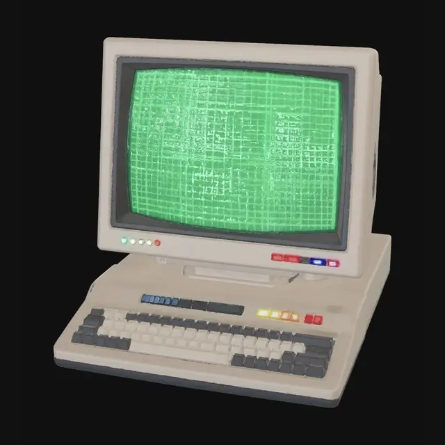 3D model for Green Grid Vintage Computer