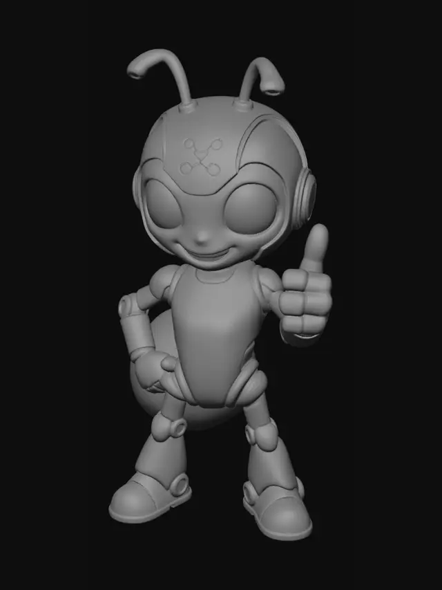 3D model for Cheerful Robo-Ant