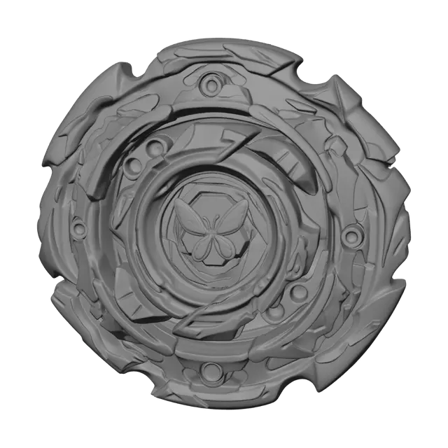 3D model for Butterfly Spiral Wheel