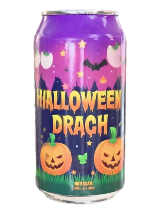 #Halloween2025#, A glossy 12oz aluminum soda can, cylindrical with a domed top and… 3D model, vytvořený pomocí AI
