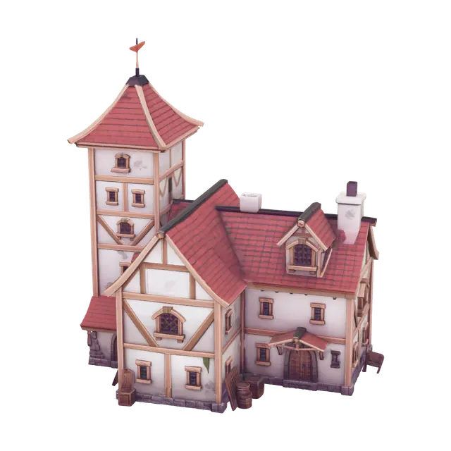 3D model for Ornate Medieval City