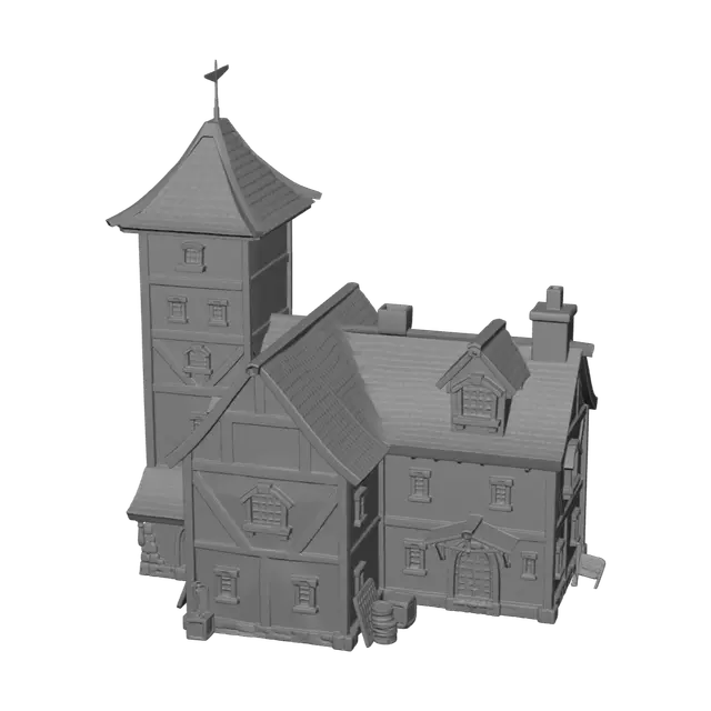 3D model for Ornate Medieval City