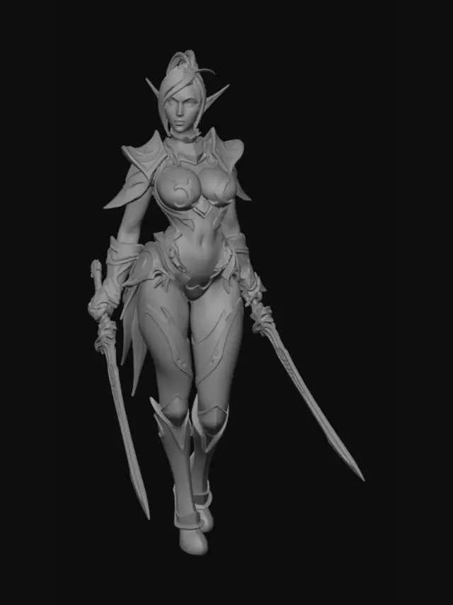 3D model for Azure Dawnblade