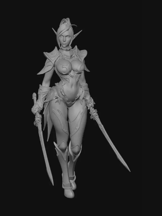 3D model for Azure Dawnblade