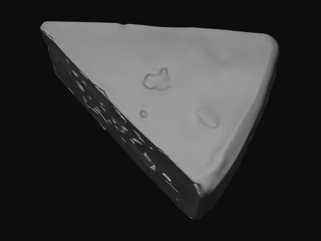 3D model for Un morceau de fromage comté.