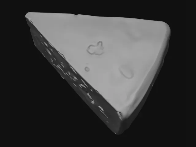 3D model for Un morceau de fromage comté.