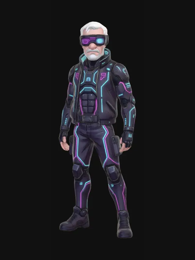 3D model for Neon Sentinel