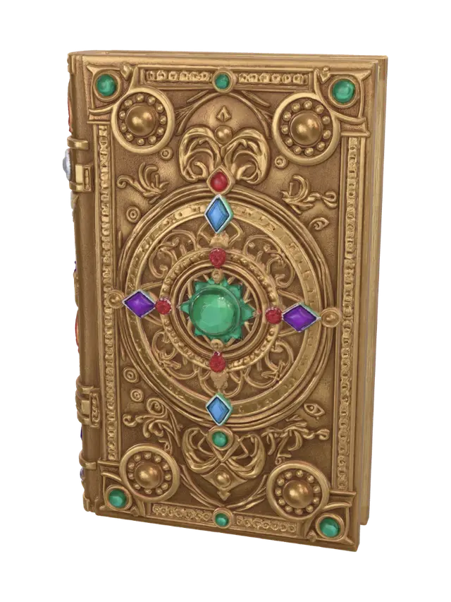 3D model for The Gilded Grimoire