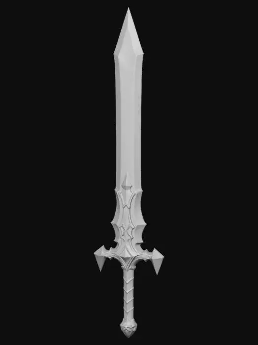 3D model for Blue Diamond Greatsword