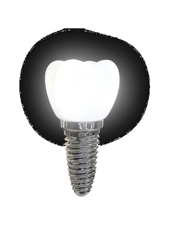 3D model for Glowing dental implant