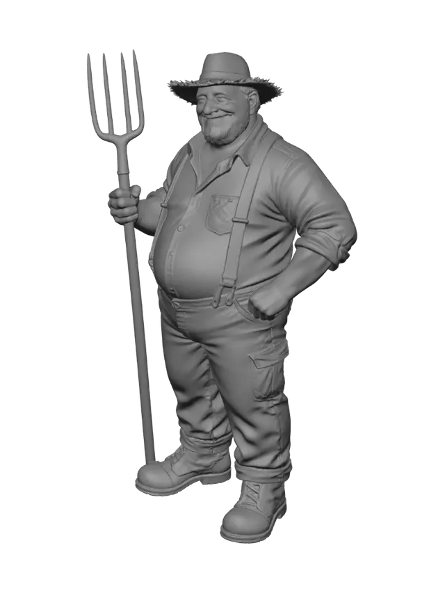 3D model for Pitchfork Portrait