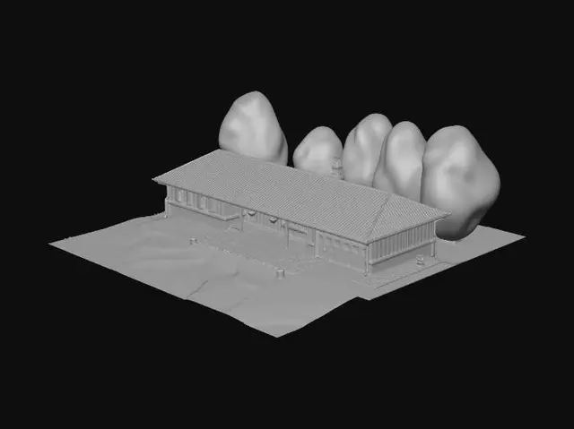 3D model for Pinewood Ranch House