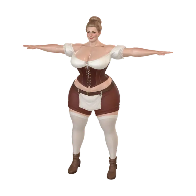 3D model for Corseted Confidence