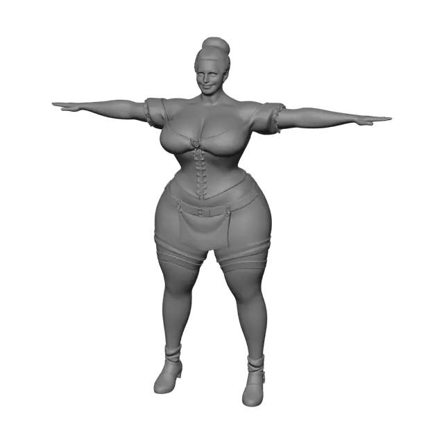 3D model for Corseted Confidence