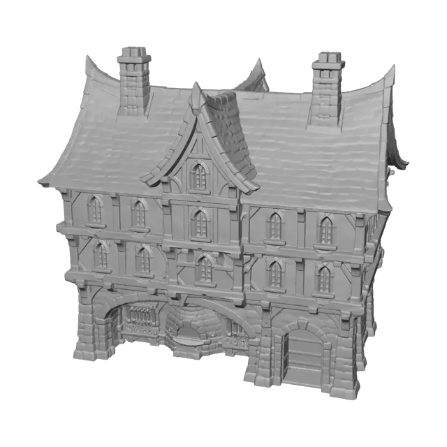 3D model for The Blue-Roofed Forge Inn