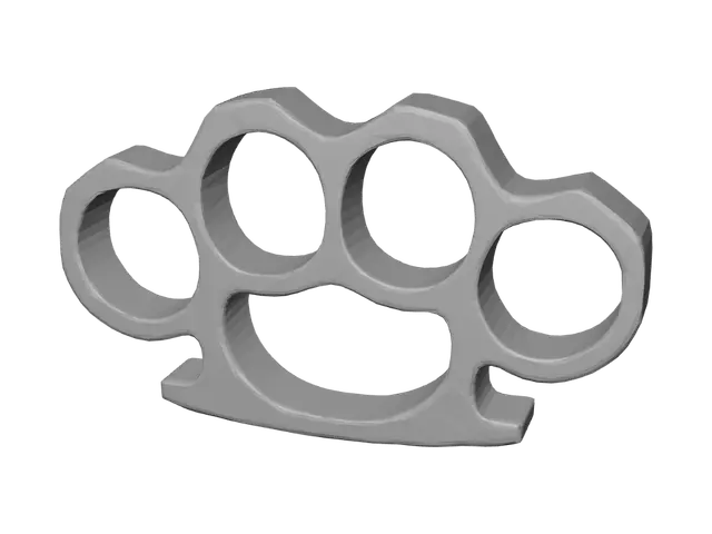 3D model for Brass Knuckles