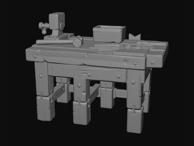 3D model for Carpenter's Workbench
