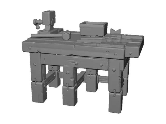 3D model for Carpenter's Workbench