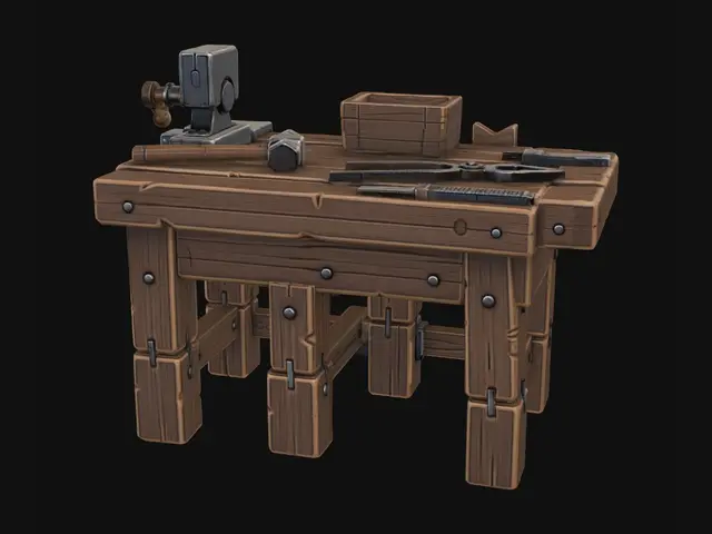 3D model for Carpenter's Workbench