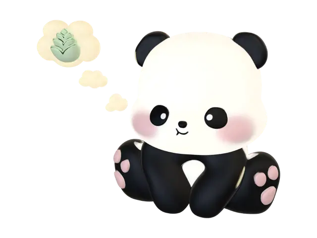 3D model for Daydreaming Panda