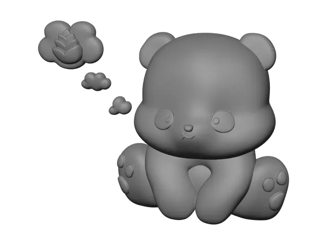 3D model for Daydreaming Panda