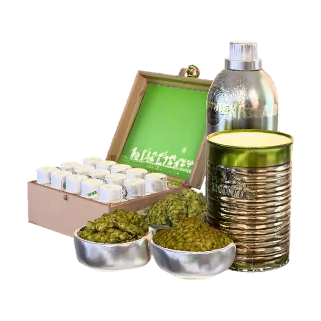 Hop Products Display - Marketing 3D model, vytvořený pomocí AI