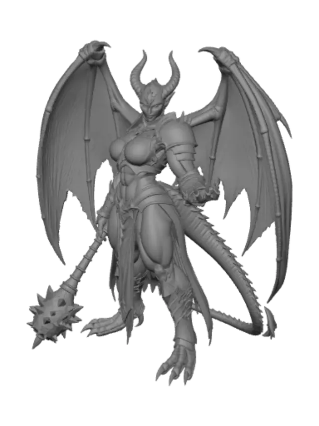 3D model for Infernal Dragon Empress