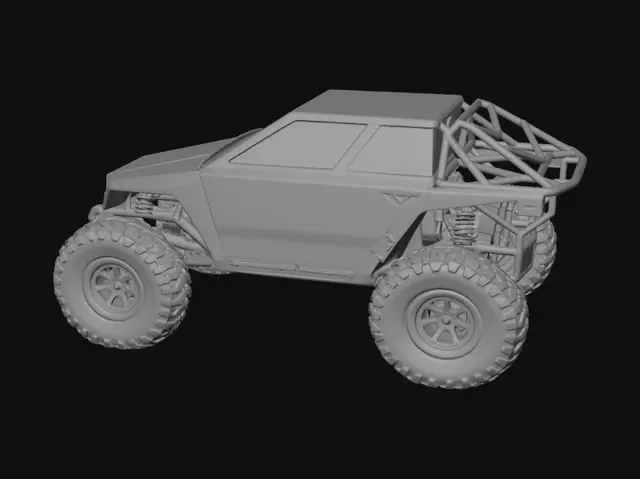 3D model for YAS 4x4 RC Card Body