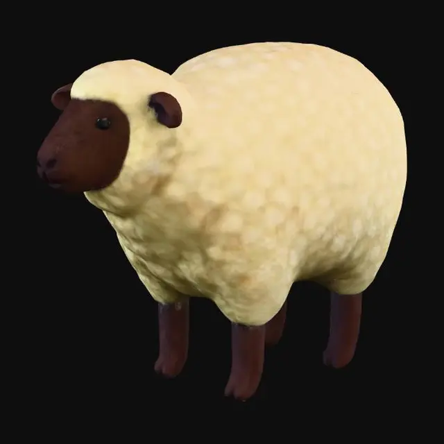 3D model for Woolly sheep