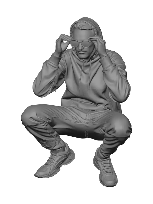 3D model for Street Style Squat