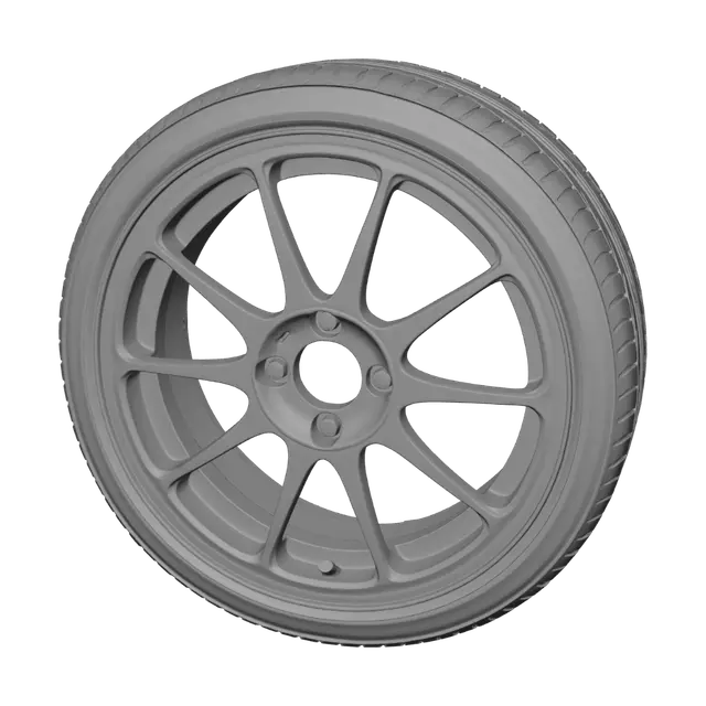 3D model for Enkei RPF1 Alloy Wheel with Tire