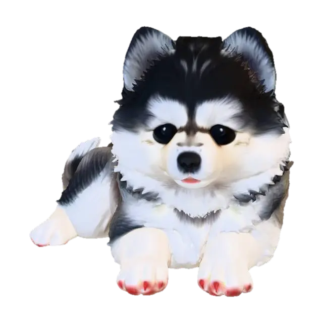 dog - Breeds 3D model, vytvořený pomocí AI