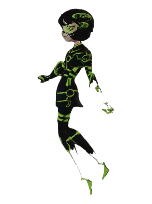 Neon Circuit - Ben10 3D model, vytvořený pomocí AI