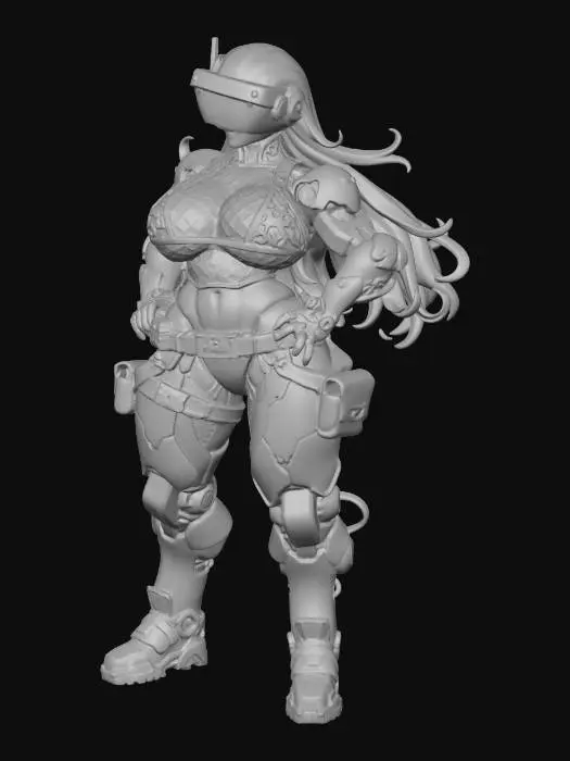 3D model for Violet Vanguard
