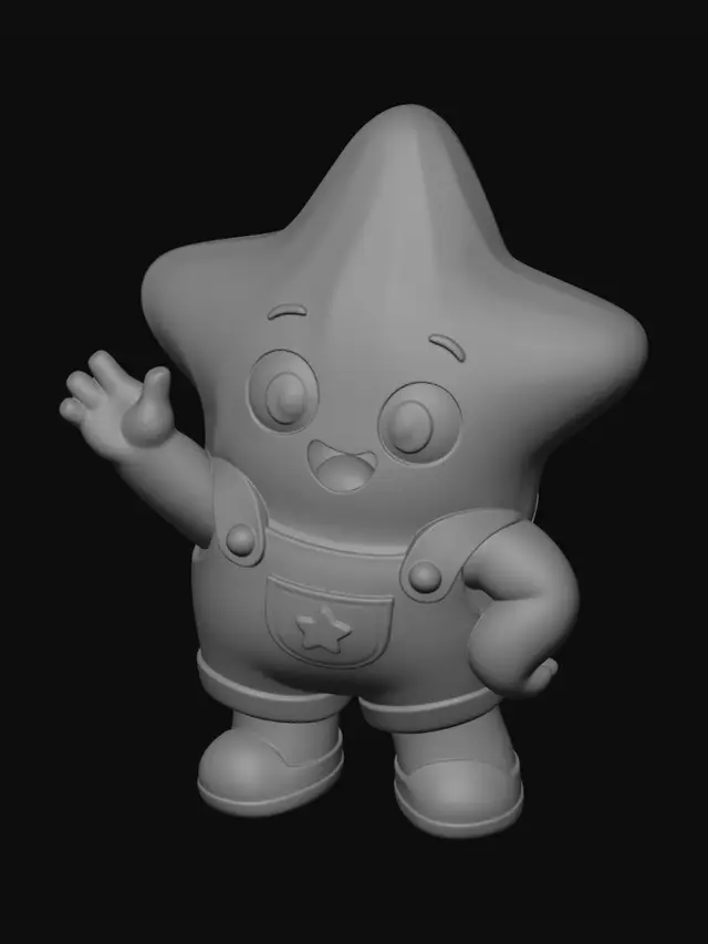 3D model for Waving Star