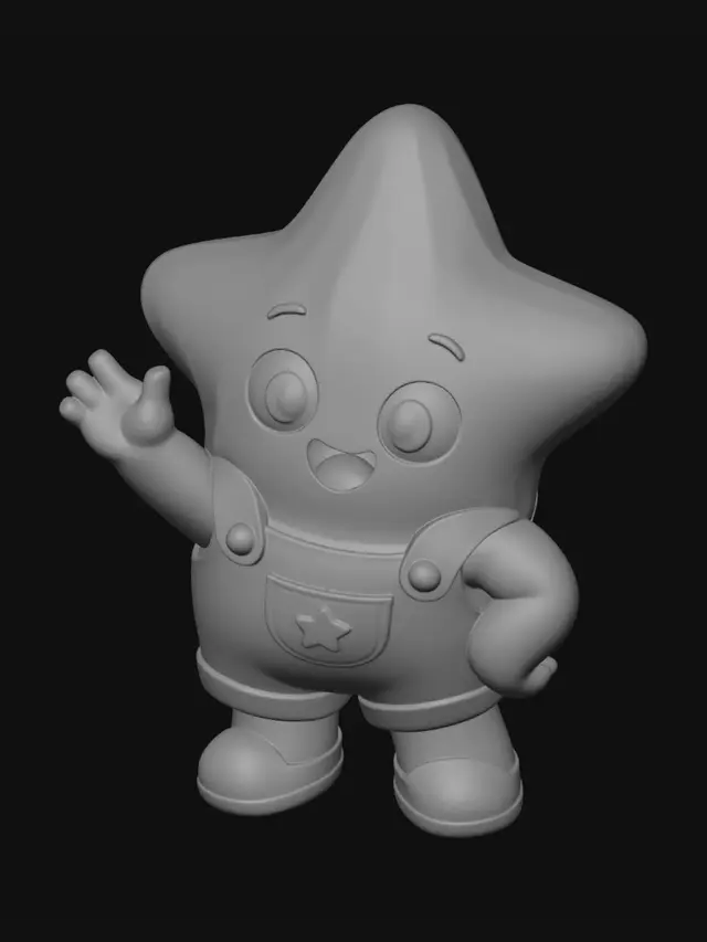 3D model for Waving Star