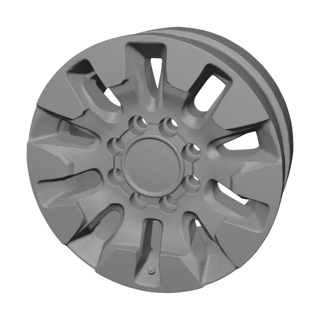 3D model for Chevrolet alloy wheel hubcap