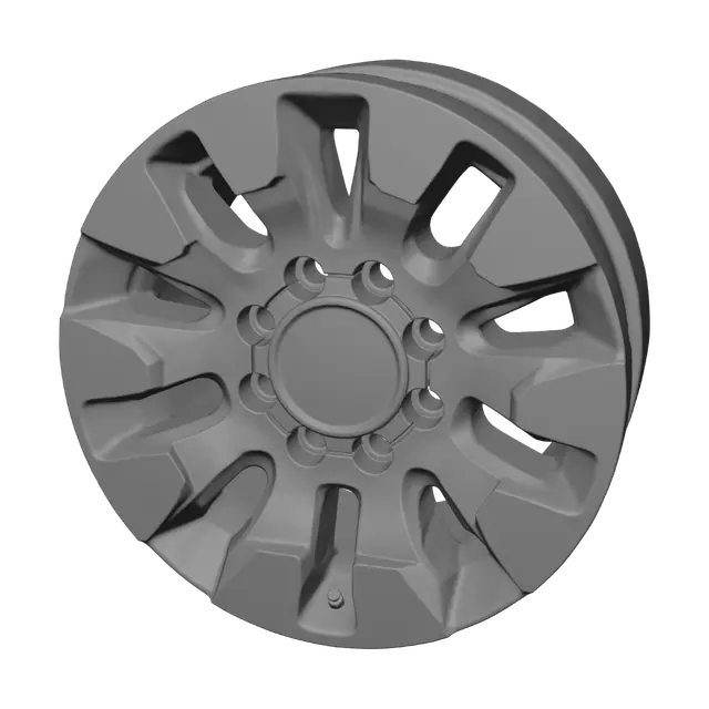 3D model for Chevrolet alloy wheel hubcap